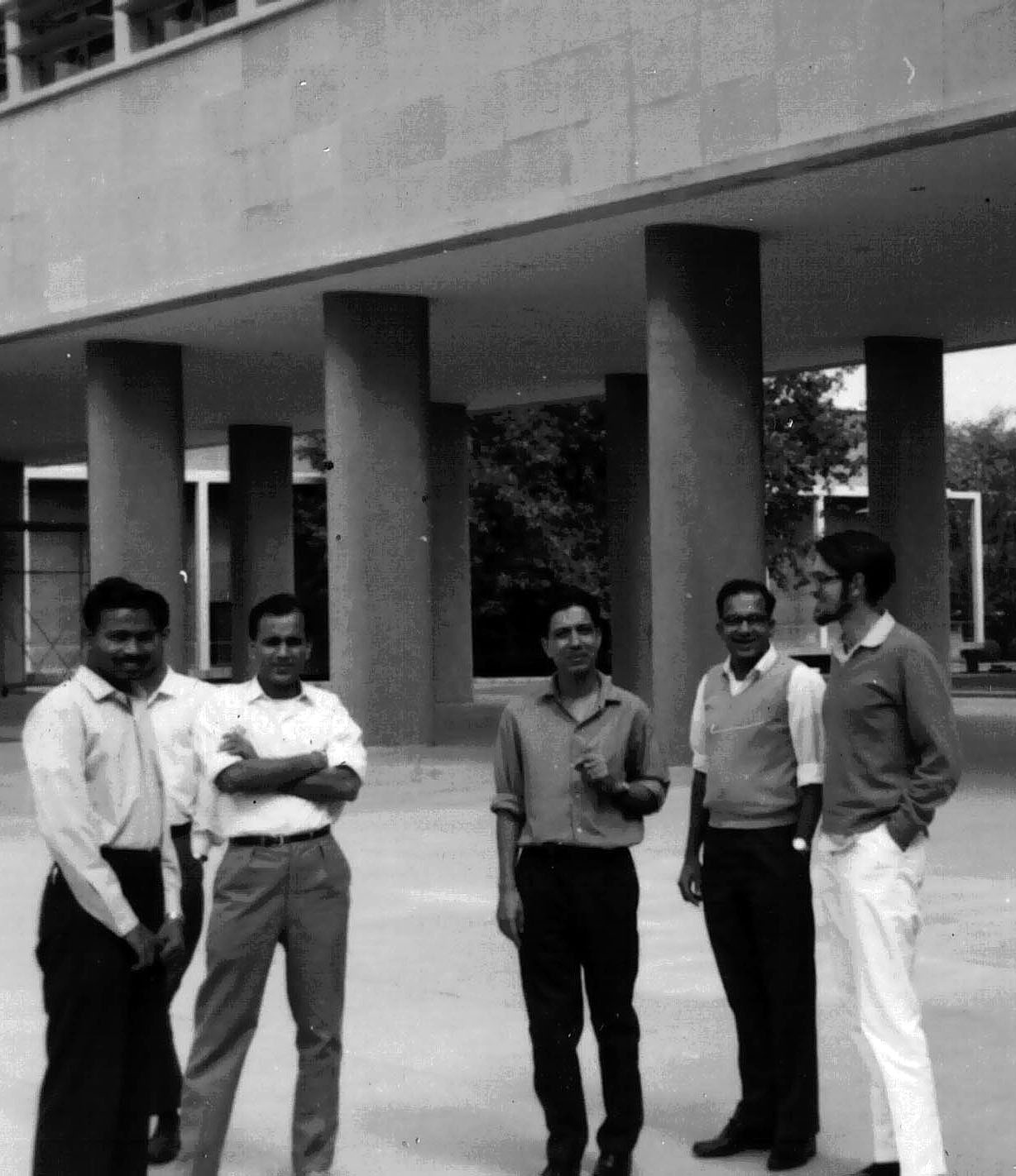 DM and colleagues in front of the TIFR